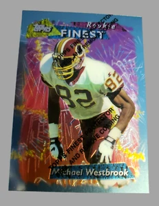 1995 Topps Finest  Refractors MICAHEL WESTBROOK NFL Football Card #237 Rookie RC - Picture 1 of 9