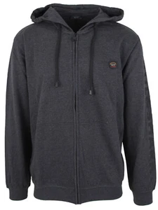 PAUL & SHARK YACHTING Men's Zip Cardigan Hoodie Size 2XL 100% Cotton Gray Grey - Picture 1 of 7