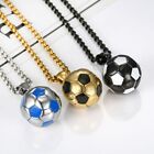 Soccer Shape Casual Soccer Pendants 3D Charm Necklace  Boys Girl