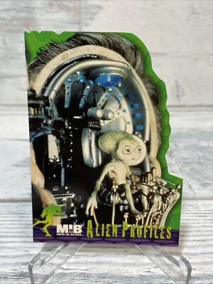 Tarjeta troquelada Men in Black 1997 Inkworks Alien Profiles P4 Rosenberg Foto 1 de 4