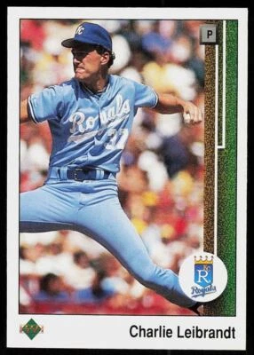 1989 Upper Deck Charlie Leibrandt Kansas City Royals #637 - Image 1 of 2