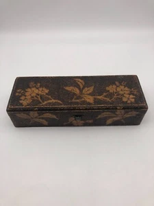 Early Victorian poker-work box - Picture 1 of 4