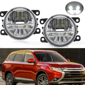 Pair LED Front Fog Light Bumper Lamp For Ford Fiesta 2008-2019 Focus Fusion Edge - Picture 1 of 10