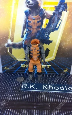 Hot toys MMS252 Rocket GOTG Vol. one action figure's 1/6 scale body only - Image 1 of 4