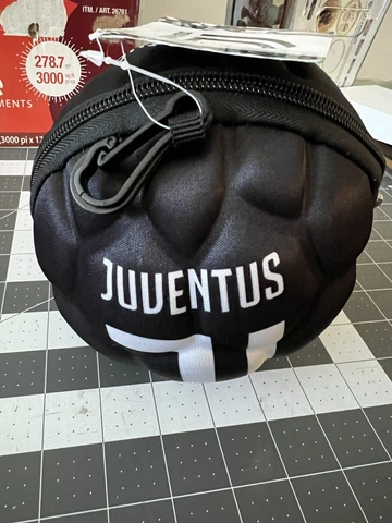 Juventus Soccer Ball Shaped Shoulder Carrying Bag Cover