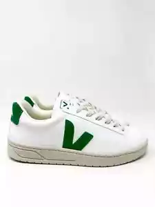 Veja Men's Urca Lace Up Low Top Sneakers White/Green 9 US / 42 EU - Picture 1 of 5