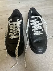 Nike Air Force 1 Low Black AF1 Sneakers Size 5 Youth - Picture 1 of 12