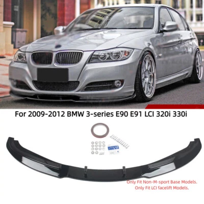 KIT DE CARROCERÍA PARACHOQUES DELANTERO BLANCO BRILLANTE PARA BMW 320i 330i E90 2009-2011 4 puertas/sedán lip Foto 1 de 4