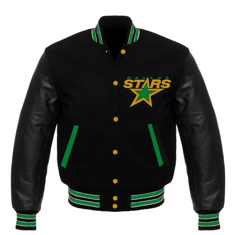 NHL Dallas Minnesota North Stars varsity jacket all sizes Cover