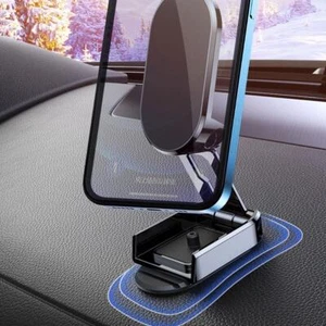 Supporto Telefono Auto 360° Magnetico Supporto Universale Cruscotto Staffa Pieghevole NUOVO - Foto 1 di 12