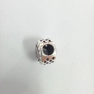 Pandora Gratis Beutel Charm Silber Signatur Herz - Bild 1 von 4