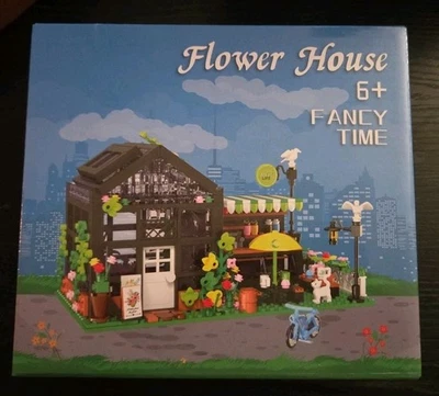 Flower House 积木套装 - Fancy Time 680 件 — 第 1/4 张图片