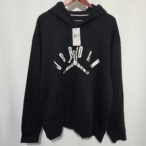Nuevo con etiquetas Air Jordan Flight MVP Sudadera con Capucha Para Hombre Talla XXL Negro Blanco Pullover 2021 Stock - Imagen 1 de 6