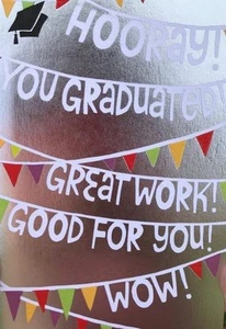 "You Know You're Amazing, Right?" SILVER GRADUATION CARD XL AG - Picture 1 of 2
