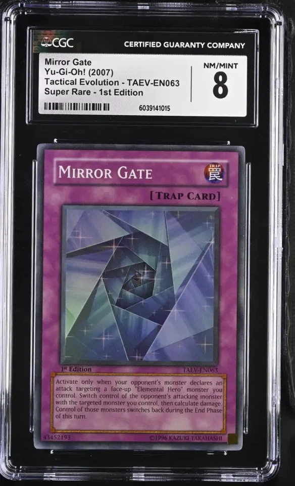Yu-Gi-Oh Mirror Gate 2007 Tactical Evolution CGC 8 Super Rare 1. Auflage Karte - Bild 1 von 1