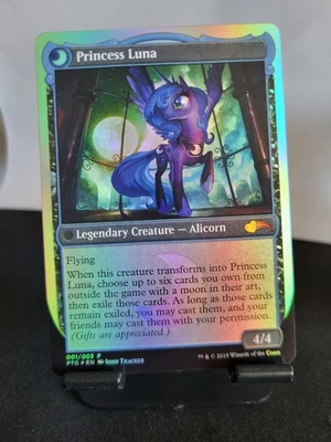 Princess Luna / Nightmare Moon Foil Ponies: The Galloping NM ENG MTG - Photo 1/2