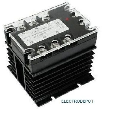 Solid State Lighting Contactor 3 Pole 40A, 120v 220V Coil, Motor 30A, 40A 3Phase - Image 1 of 4
