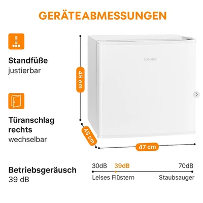 Bomann Gefrierbox GB 3411 Weiß | 34 L | EEK E | Art.-Nr. 734110 - Bild 1 von 2
