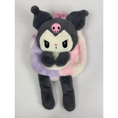 Lindo bolso de hombro mochila de felpa de dibujos animados Kuromi Foto 1 de 4