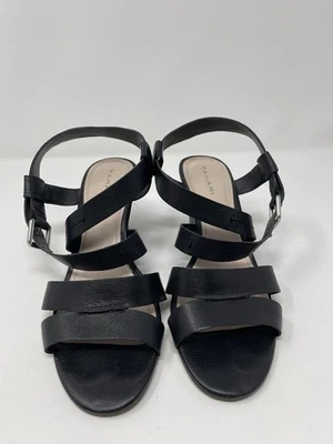 Женские сандалии Tahari Valen размер 8,5 черные с открытым носком - Изображение 1 из 4