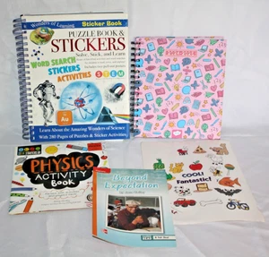 Homeschool Curriculum Lot Of 5 Student Workbook Resources Science Planner Books - Imagen 1 de 2