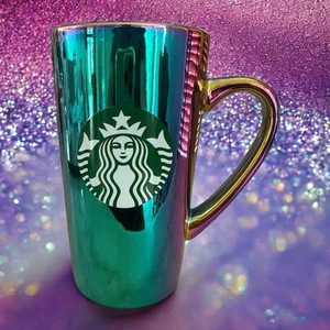Taza de café Starbucks 2022 taza de café iridiscente 16 OZ 6" de alto - Imagen 1 de 5