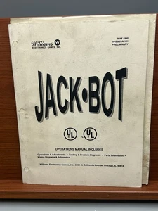 Williams JACK-BOT Pinball Manual - Picture 1 of 2