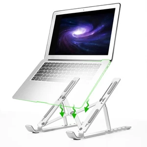  Aluminium -Notizbuchstand Klappbarer Schreibtischständer Für Laptop - Afbeelding 1 van 12