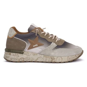 CETTI Degrade Viper Scarpe Uomo Sneaker Casual Verde Sportive in Vera Pelle - Bild 1 von 5