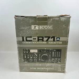 Icom IC-R71A Receiver Shortwave Ham AM SSB CW Communications Receiver w/ Box - Picture 1 of 13