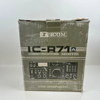 Icom IC-R71A Receiver Shortwave Ham AM SSB CW Communications Receiver w/ Box - Image 1 of 4