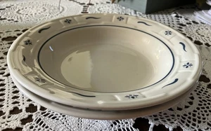 Zwei (2) Longaberger gewebte Traditionen 8" Müslischalen/Suppenschalen - Bild 1 von 5
