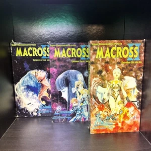 Super Dimensional Fortress Macross II Episodes 1,2,3,4,5 & 6 VHS Mecha Anime Set - Picture 1 of 11