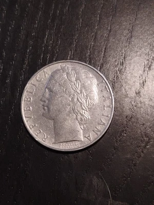 1956 Italy 100 Lire Coin, Very Nice Coin - Image 1 of 2