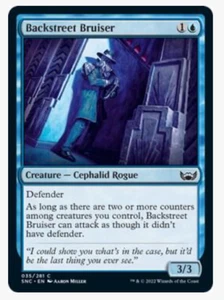 Backstreet Bruiser - SNC (x4) JUEGO MTG Magic the Gathering casi nuevo/lp - Imagen 1 de 1