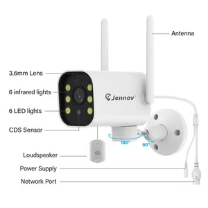 5MP Wireless Security Camera Outdoor IP66 Network Night Vision JENNOV J-series - Picture 1 of 11