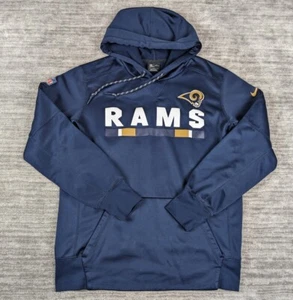 Nike Dri Fit Los Angeles Rams Hoodie Blau Größe M - Bild 1 von 9
