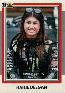 Hailie Deegan 2022 Donruss Retro #132 Autographed Card - Picture 1 of 2