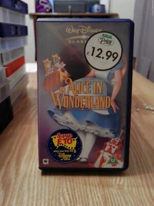 walt disneys classics alice in wonderland vhs video tape. - Picture 1 of 2