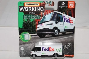 MATCHBOX Working Rigs GM Brightdrop Zevo 600 FedEx Express - Picture 1 of 2
