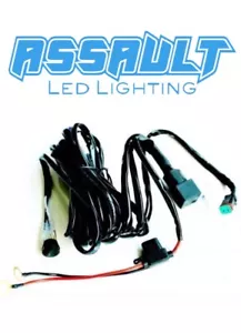 Universal Wiring Harness Switch 40A 12V Relay Kit Fuse for LED Light Bar - Picture 1 of 2