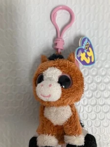 Ty Beanie Boos ❤️ DAKOTA The Horse 3" Key Clip Hellbraun NEU NEU MIT ETIKETT - Bild 1 von 1