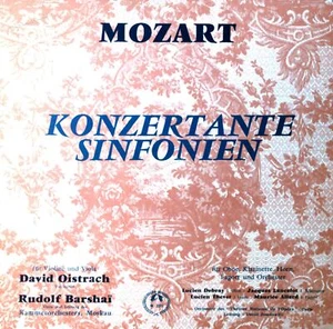 Mozart, Oistrach, Barshai - Konzertante Sinfonien LP (VG/VG) . - Imagen 1 de 1