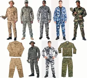 ¡¡VENTA DE DÍA DE SERVICIO PÚBLICO!! Uniformes de carga BDU camuflaje superior o inferior Rothco - Imagen 1 de 135