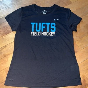 Tufts University Nike Short Sleeve Field Hockey Size XL Black - Picture 1 of 4