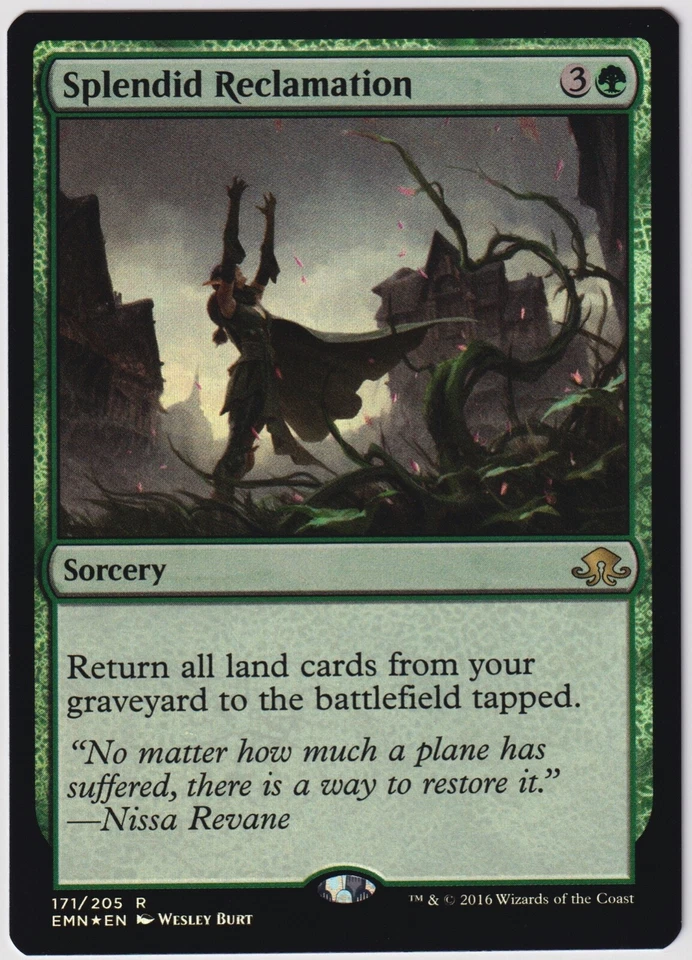 MTG Foil 1X Splendid Reclamation X1 Eldritch Moon Magic - SP or better - Image 1 of 1
