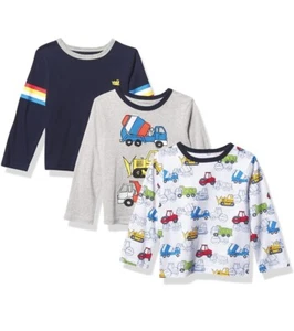 The Children's Place BoysTrucks Top 3 Pack, Multi CLR Size 12-18 Month - Picture 1 of 7