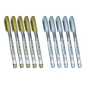 5pcs Vintage Sealing Wax Stamp Mark Pen DIY Fire Paint Seal Graffiti Color Pens - Picture 1 of 7