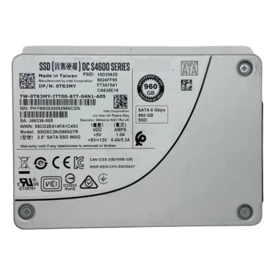 S4600  SSD Solid State Drive 2.5'' 960GB 180GB 120GB 160GB 800GB 240GB For Intel - Image 1 of 4