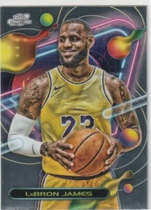 2023-24 TOPPS CHROME COSMIC BASE CARD #59 LAKERS - LeBRON JAMES - Picture 1 of 1